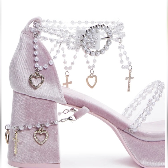 Sugar Thrillz Holy Revelation Low Platform Heels - Picture 11 of 12